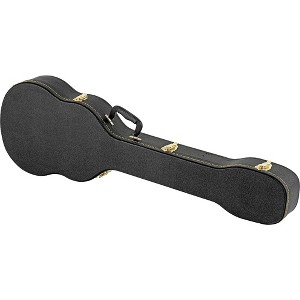 Musician's Gear Electric Bass Case Violin Shaped Black - 1 of 4