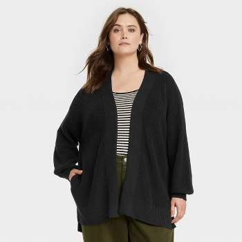 Women's Slouchy Button-front Cardigan - Wild Fable™ Off-white Xxl : Target