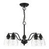Livex Lighting Montgomery 5 - Light Chandelier in  Black - 2 of 2