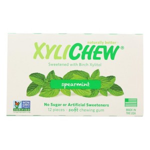 Xylichew Gum Spearmint Counter Display - 12 Pieces - 1 Case - 1 of 3