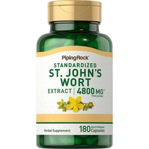 Piping Rock St. John's Wort 4800 mg | 180 Capsules - 1 of 1