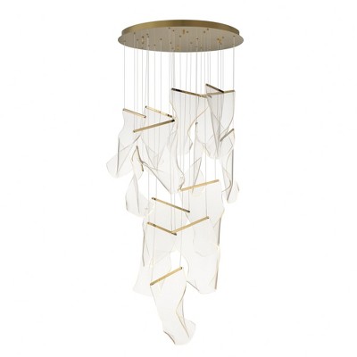 ET2 Lighting Rinkle 14 - Light Pendant in  French Gold