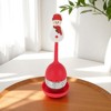 Unique Bargains Tea Infuser Snowman Tea Infuser Hand Wash Only Style Silicone Stainless Steel Red 2.17"x6.1" 1Set - 2 of 4