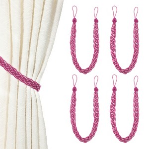 Unique Bargains Braided Polyester Elegant Design Durable Curtain Tiebacks - 1 of 4
