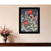 HomeRoots Summer Garden Buzz Black Framed Print Wall Art - 2 of 4