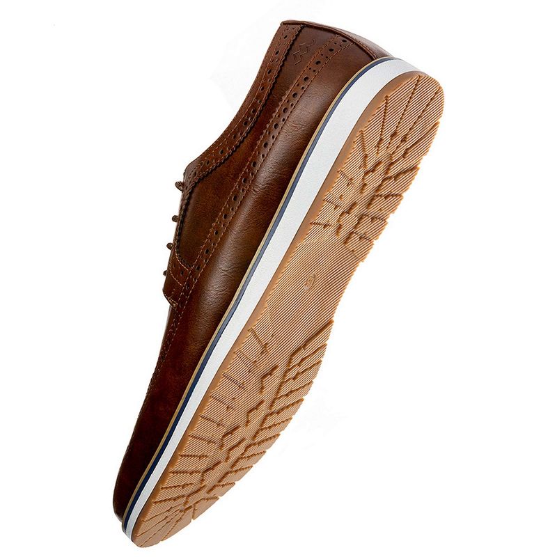 Mio Marino - Men's Ornate Wingtip Oxford Shoes, 4 of 7