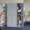 Mlezan 71" Metal Locker: Steel Storage for Bedroom, Gym, School, Office, or Garage.Ideal for Employee or Personal Use. - 3 of 4