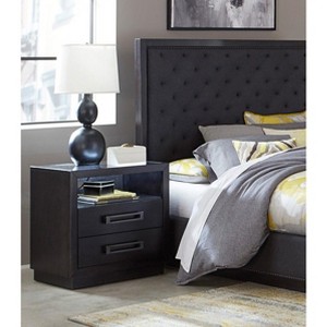 NicBex Nightstand with Drawers,Side Table with Wood Frame and Pulls,Modern Bedside Table for Bedroom,Living Room - 1 of 4