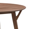CAVINAS Round Dining Table 42” Kitchen Table Wooden Dining Table for 4 for Dining Room - 3 of 4