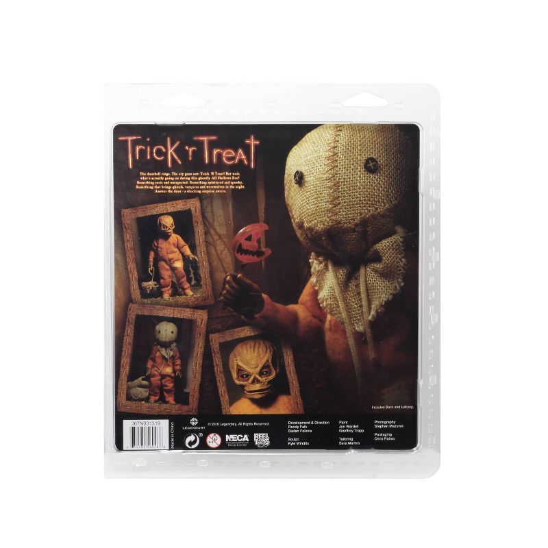 NECA Trick &#39;r Treat Sam 8&#34; Clothed Action Figure, 3 of 4