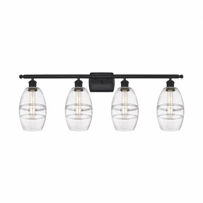 Vaz - 4 Light Bath Vanity In Industrial Style-9.13 Inches Tall and 35.88 Inches Wide