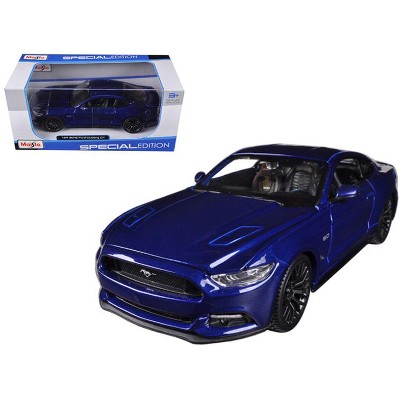 2015 Ford Mustang GT 5.0 Blue Metallic 1/24 Diecast Car Model by Maisto