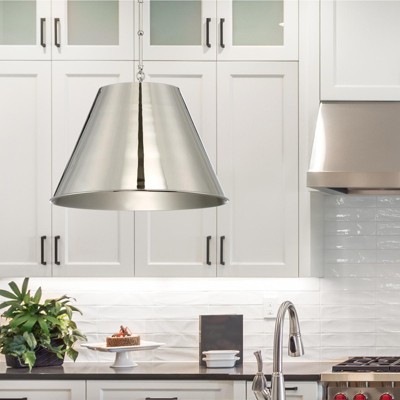 Alden Warm Brass Mini Pendant with Opaque Glass Shade