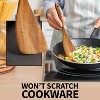 BRINJOY Wooden Kitchen Utensil Set, 6-Piece Wooden Cooking Spoons and Serving Spoons for Nonstick Cookware - 3 of 4