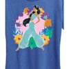 Women's - Disney Princess - Jasmine And Florals Short Sleeve Graphic T-Shirt - 2 of 4
