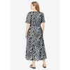 Woman Within Plus Size Tiered Midi Dress - 3 of 4
