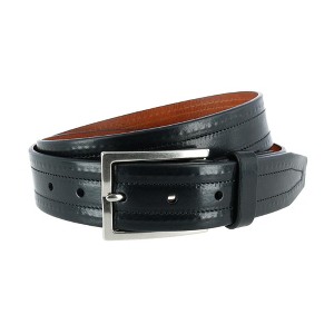 Trafalgar Wesley Covered Stitch Casual Leather Belt - 1 of 3