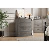 4 Drawer Dresser for Bedroom, Farmhouse Tall Chest of Drawers - 3 of 4