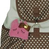 Slickblue Colorful Canvas Backpack, Roomy Compartments, Easy to Clean, Practical for School & Travel, 15x14x6.8in - 2 of 4