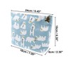 Unique Bargains Women's Durable Polar Bears Cosmetic Bag Blue 1 Pc - 2 of 3