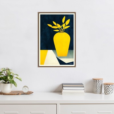 Amanti Art June Flowers by Bo Anderson Canvas Wall Art Print Framed 16 x 23-in.