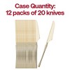 Smarty Had A Party Gold Moderno Plastic Dinner Knives - 240 pcs - 4 of 4