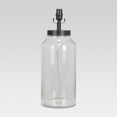 Casual Fillable Large Lamp Base Clear Includes Energy Efficient Light Bulb - Threshold™