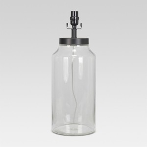 Casual Fillable Large Lamp Base Clear Lamp Only - Threshold