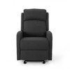 Fabric Manual Rocker Recliner Chair with Lever Mechanism - 2 of 4