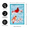Evergreen Angels are Near Garden Linen Flag- 12.5 x 18 Inches Outdoor Decor for Homes and Gardens - 3 of 4