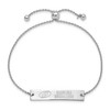Black Bow Jewelry Sterling Silver Carolina Hurricanes NHL ID Bracelet 9 Inch - 2 of 4