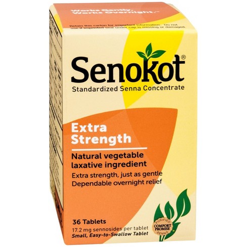 Senokot Extra Strength Natural Vegetable Ingredient Laxative - 36ct - image 1 of 4