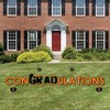Big Dot of Happiness Orange Graduation Party Yard Signs - Outdoor Lawn Decorations - ConGRADulations - 3 of 4