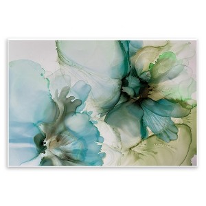 Stupell Industries Abstract Flower Petals Blooming Wall Plaque Art, 15" x 10" - 1 of 4