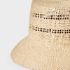Straw Bucket Hat - A New Day™ Beige - 4 of 4