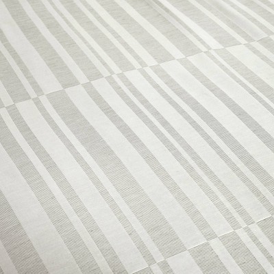 Sawyer Modern Gray and White Striped Full/Queen Duvet Cover Set
