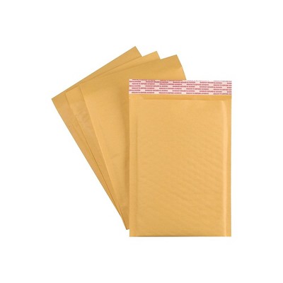 Staples EasyClose Bubble Roll Cushioned Mailers 6" x 9" #0 12/Pack 51620-CC