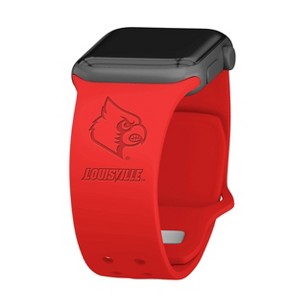 NCAA Louisville Cardinals Wordmark Engraved Apple Watch Band - 1 of 4