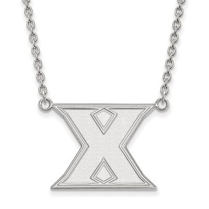 Black Bow Jewelry Sterling Silver Xavier Musketeers NCAA Necklace 18 Inch - 1 of 4