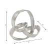 JONATHAN Y Chamberlain 7" Aluminum Abstract Knot Decorative Sculpture - 3 of 3