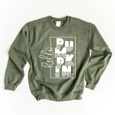 Simply Sage Market Women's Graphic Sweatshirt Hello Pumpkin Square