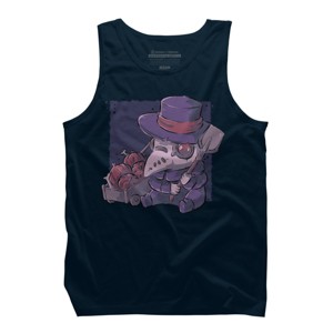 Men's Design By Humans Halloween Plague By xMorfinaDesign Tank Top - 1 of 2