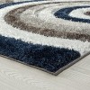 Luxe Weavers Shag Geometric Area Rug, Modern, Stain Resistant, Easy Indoor Rugs for Bedroom, Living Room - 2 of 4