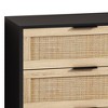 Lyngins Modern 6-Drawers Dresser,Rattan Chest of Drawers,Storage Furniture for Bedroom,Living Room - 4 of 4