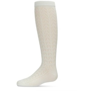 Memoi Pelerine Cotton Blend Knee High Socks - 1 of 3