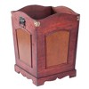 Vintiquewise Antique Wooden Waste Can - Bin with Handle - 3 of 4