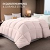 Sevobal Quilts Pink Oversized Plump Thick Duvet Perfect for Cozy Bedrooms and Luxury Hotels. Fits Single/Double Beds, Pink, 120"*120"*1" - 4 of 4
