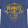 Girls' - Peanuts - Ski School Fitted Short Sleeve Graphic T-Shirt - 2 of 4