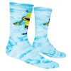 Odd Sox, Wavy Bob Tie Dyed, Funny Novelty Socks, Large - image 3 of 4