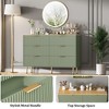 Dresser for Bedroom, 6 Drawer Dresser with Wide Drawers, Wooden Chest of Drawers, Modern Storage Dressers - 3 of 4
